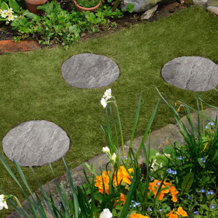 Stepping stones; garden stones; paving stones; garden edging; edging borders for gardens; garden accessories and decor; paving kerbs; kerbs; paving edging