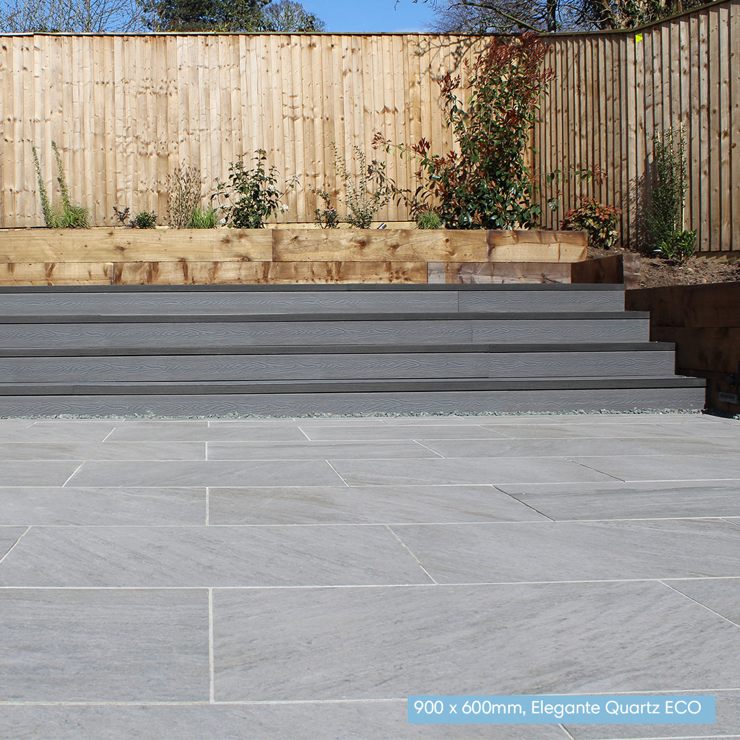 Elegante Quartz ECO Porcelain Paving | 900 x 600 Porcelain Slabs ...