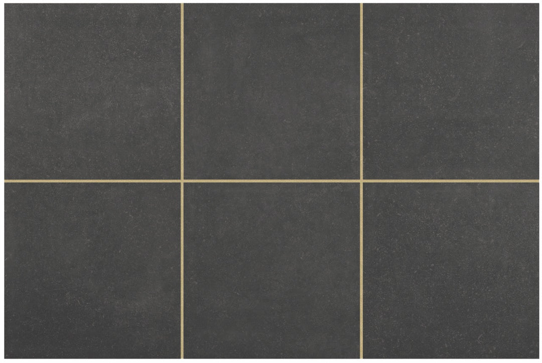 GeoCeramica® Black Impasto Porcelain Slabs | 600 x 600mm