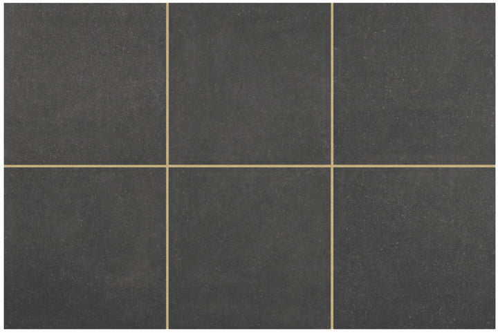 GeoCeramica® Black Impasto Porcelain Slabs | 600 x 600mm