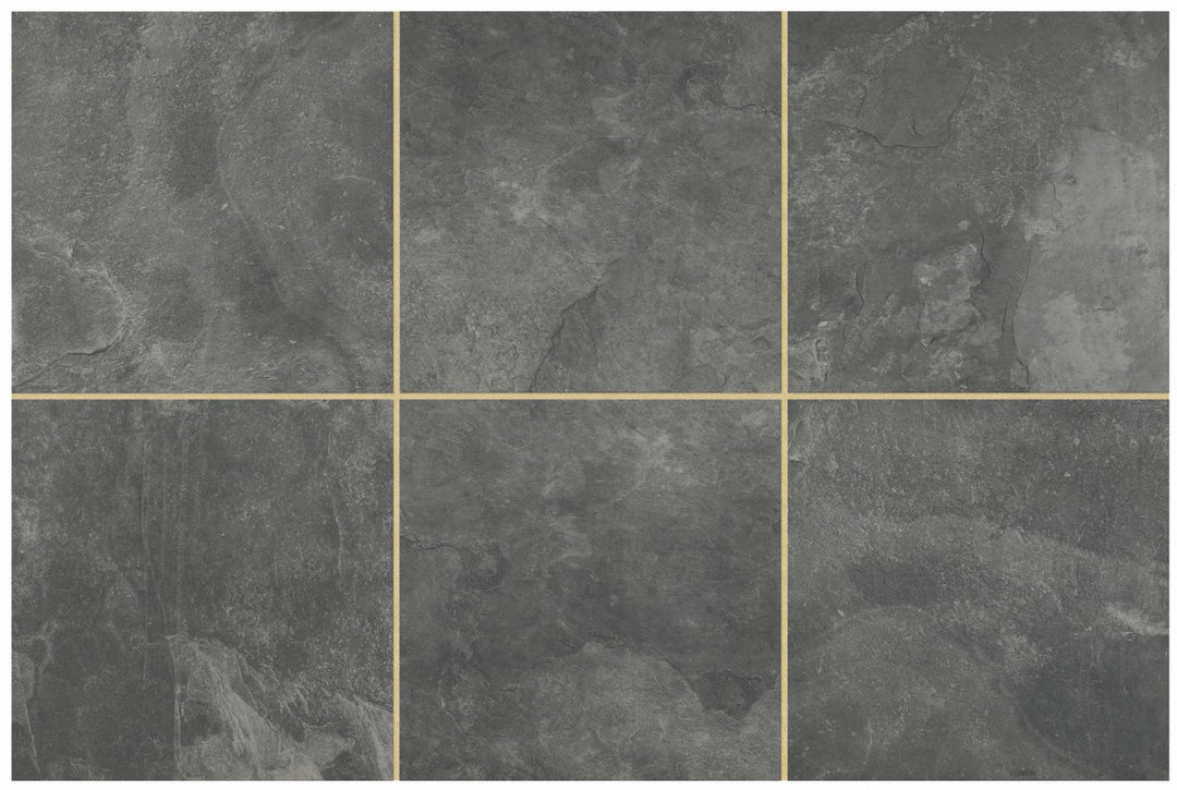 GeoCeramica® Marmostone Black Porcelain Slabs | 600 x 600mm