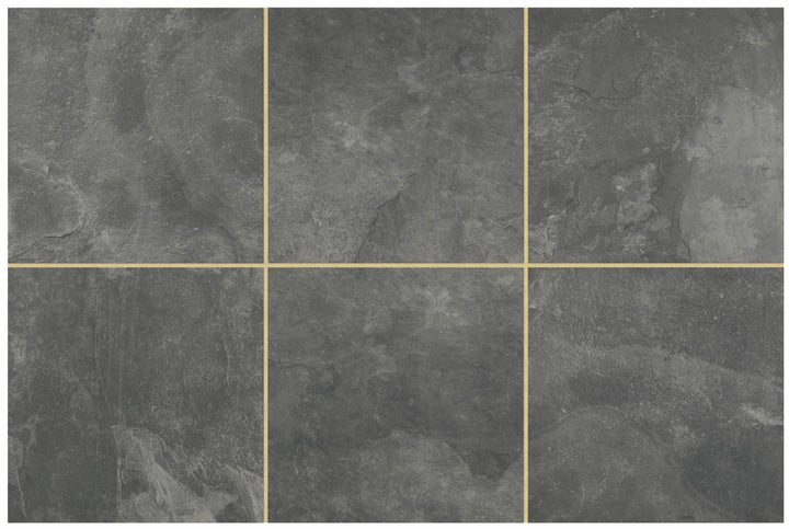 GeoCeramica® Marmostone Black Porcelain Slabs | 600 x 600mm